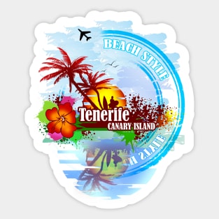 Tenerife Canary Island Sticker